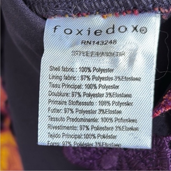 EUC Anthropologie Foxiedox Dolores Floral Crochet Dress Size 6 - Picture 8 of 10